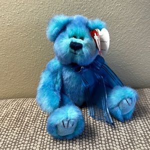 Ty Stuffed Bear Azure